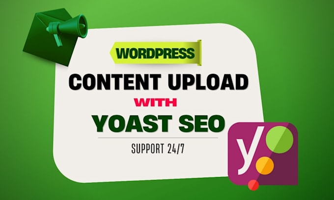 do fast content upload, wordpress data entry and yoast SEO for your website