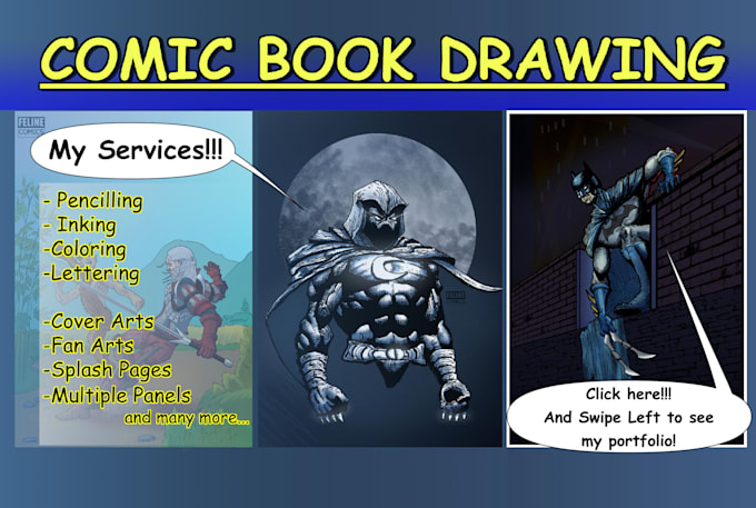 draw professional comic book page