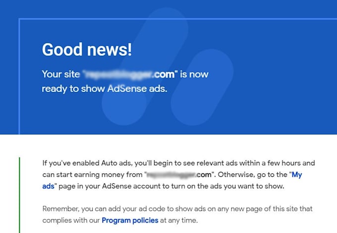 get your website monetized from from google adsense approval