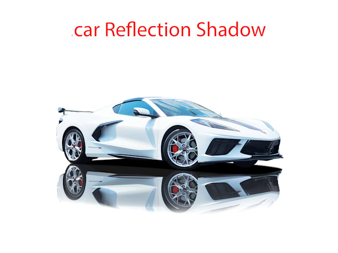 car photo editing and image reflection shadow