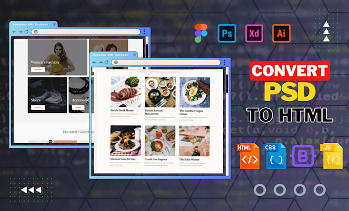 Do modern website design or a landing page in html css by Web_tusher ...