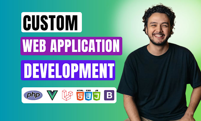 build custom php mysql web application as full stack laravel developer