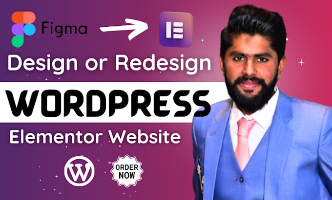 design wordpress elementor website elementor pro expert figma to elementor