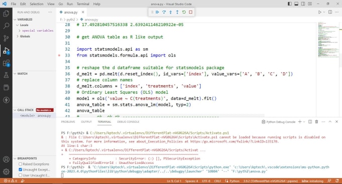 Debug and fix python code by Mobinul341 | Fiverr