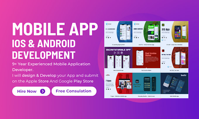 Develop professional android and ios mobile app by Newjhelum | Fiverr