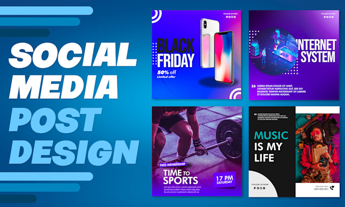 design social media instagram post story, facebook, twitter, yt, banner, header
