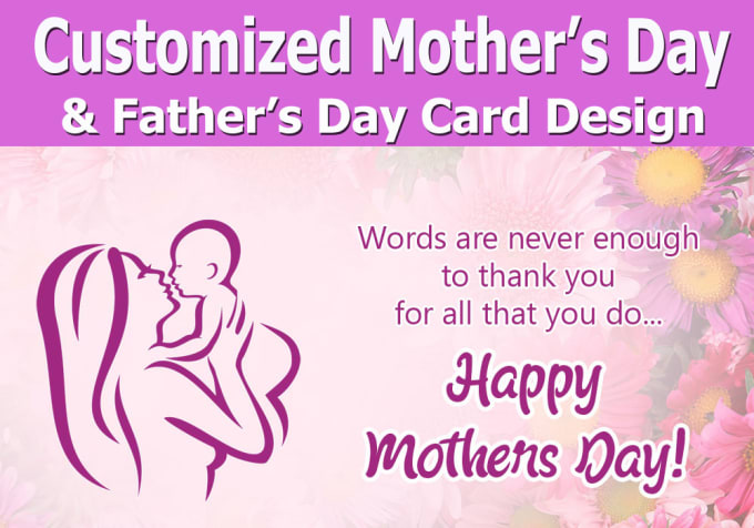 greeting card for mother and father