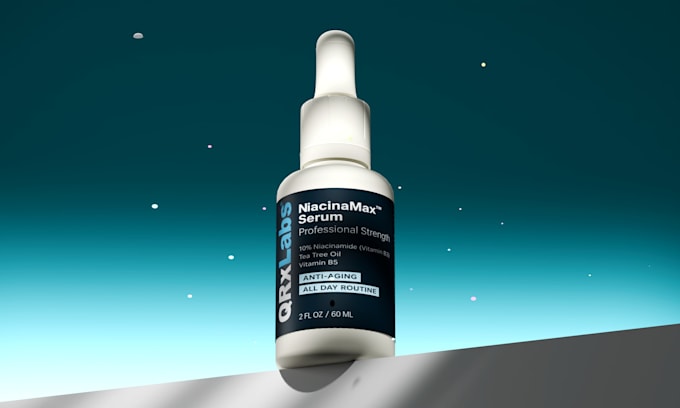 make realistic 3d cbd mockup, cbd hemp, cbd bottle