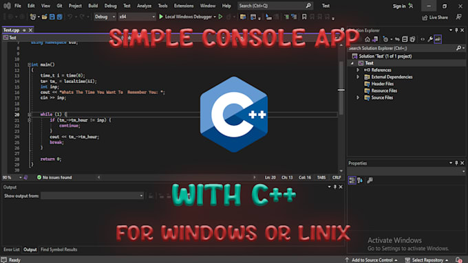 Do a simple console app for you by Asfxbig | Fiverr