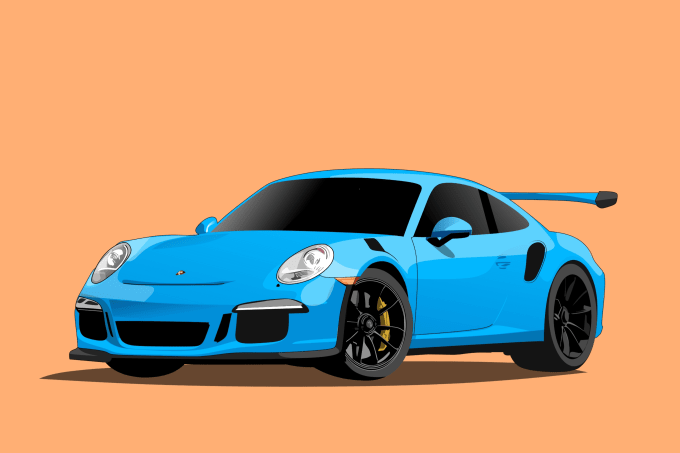 Design simple car vector tracing for you by Designproject_ | Fiverr