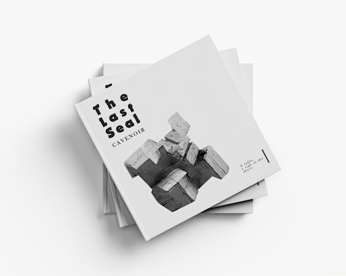 create a minimalist book cover