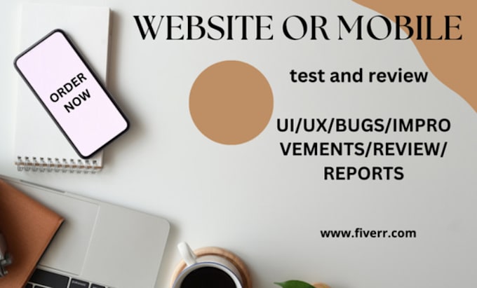 test and review your website or mobile app