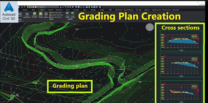 Help prepare pipe networks drawings and site grading drawings by ...