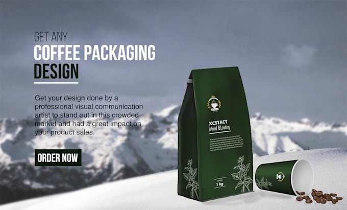 do coffee packaging, bag, stand up pouch and tea labels design