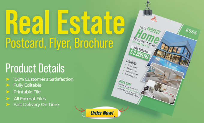 Professional real estate marketing materials design by Salmanmsd 