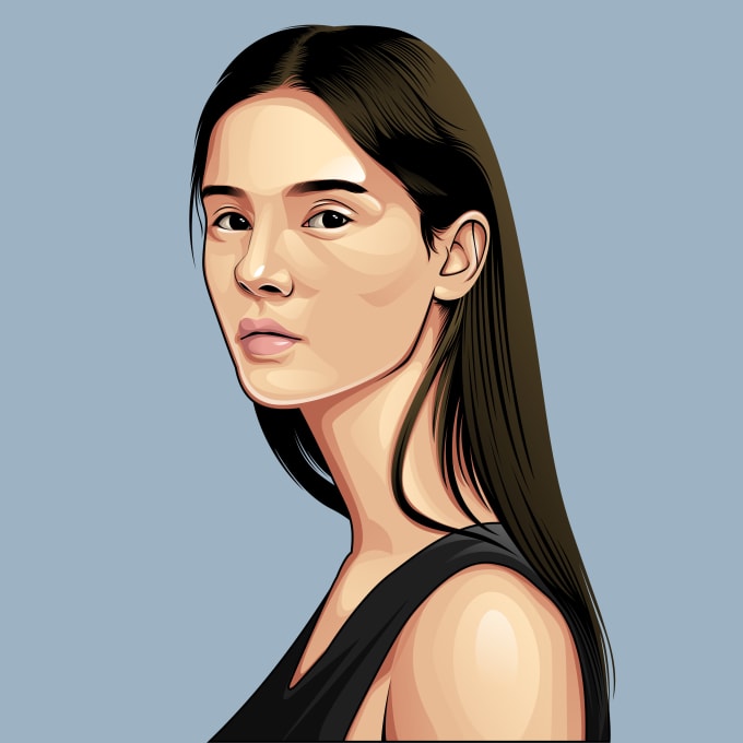 Draw a cartoon portrait from your photo by Tokoasep | Fiverr