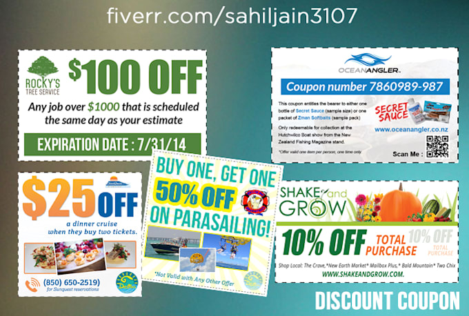 Design a professional label, badges, coupon by Sahiljain3107 | Fiverr