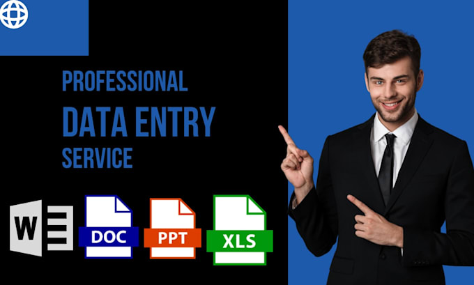 Do data entry, excel, typing, copy paste work by Umerchaudhry770 | Fiverr