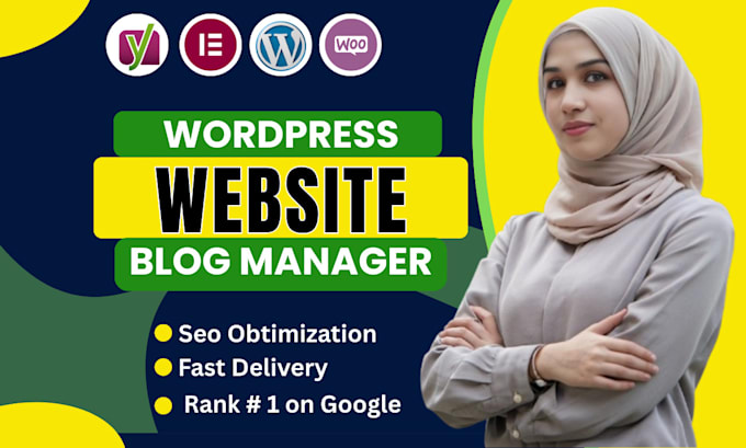 do website and blog management with SEO