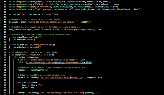 Create any python code for you by Dorixn | Fiverr