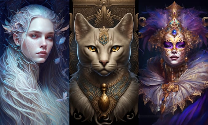 design stunning custom designed ai artwork
