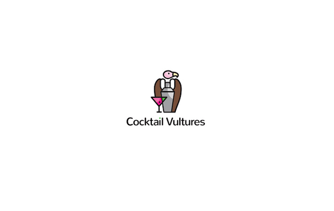 do favorite acceptable cocktail bar drink logo