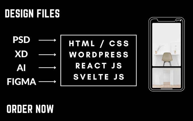 psd, xd, figma to responsive HTML, CSS, or wordpress website
