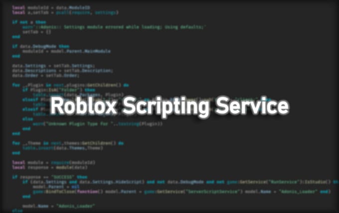 Script anything for you in roblox by Yurii_4 | Fiverr