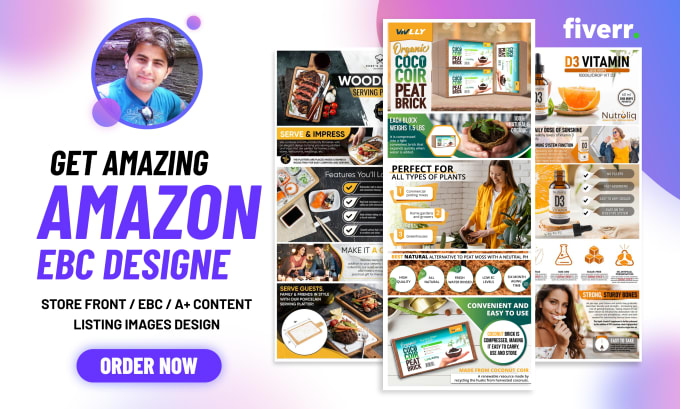 Design amazon product listing images and amazon ebc design or a plus ...