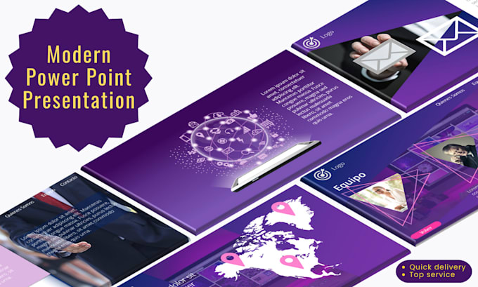 create an attractive and mordern powerpoint presentation