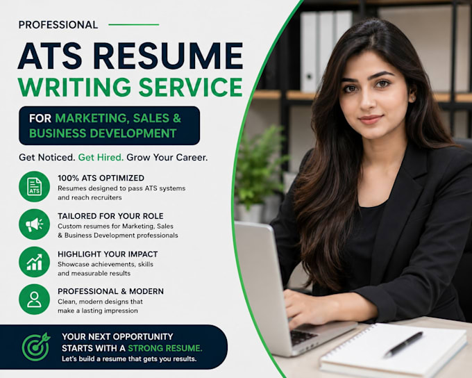 write ats resume for sales, marketing and business development