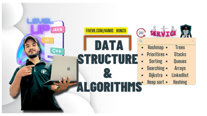 Do data structure and algorithms in java and python by Hamid_humza | Fiverr