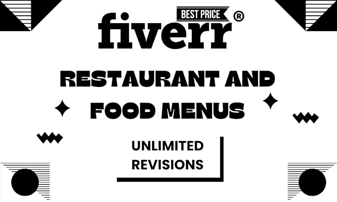 Do eyecatching editable restaurant menu design by Bidoudhicham | Fiverr