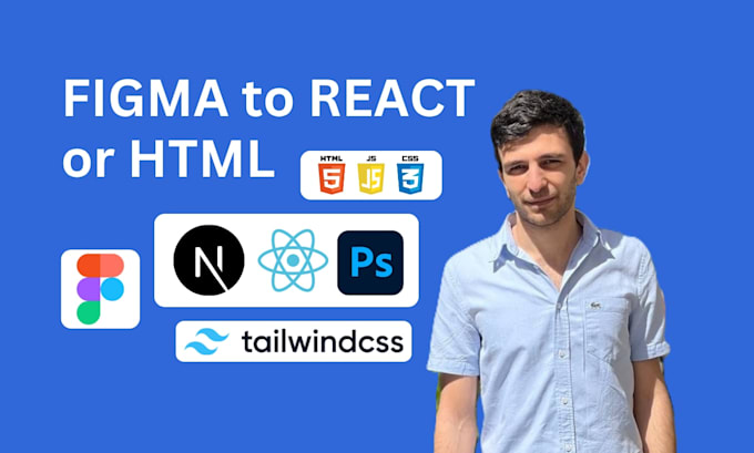 convert figma to html css or react nextjs