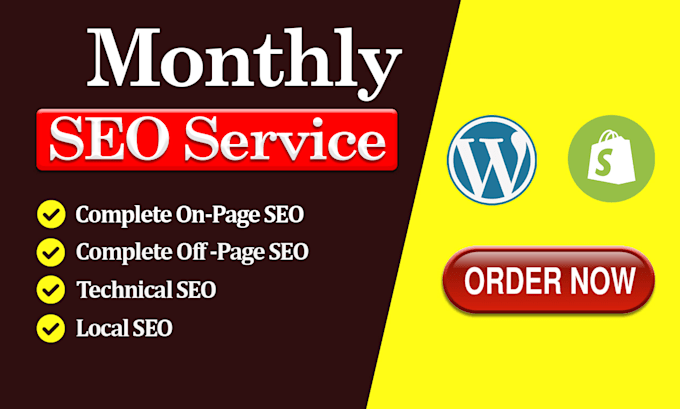do complete monthly SEO service for website ranking in google
