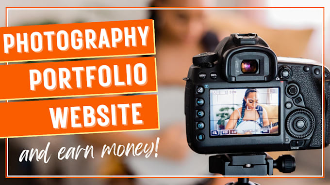design photography website with online booking on wordpress