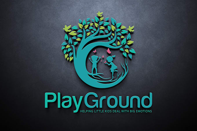 create modern business logo for website or brand with copyright
