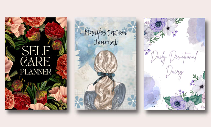 design KDP book cover, low content interior and fix design