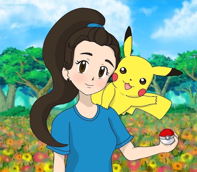 draw you as a pokemon trainer