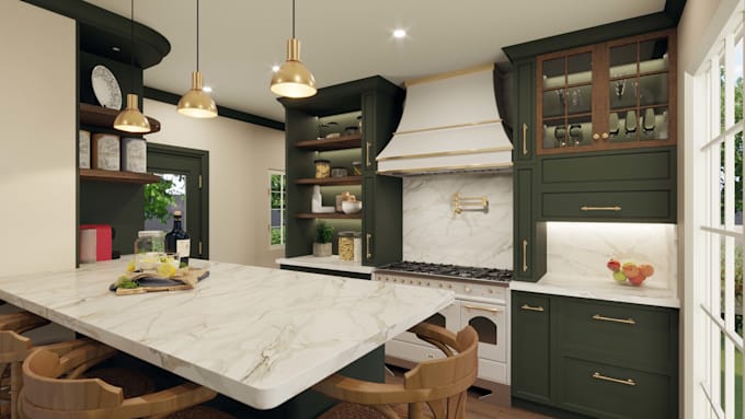 design realistic interior spaces ready for execution