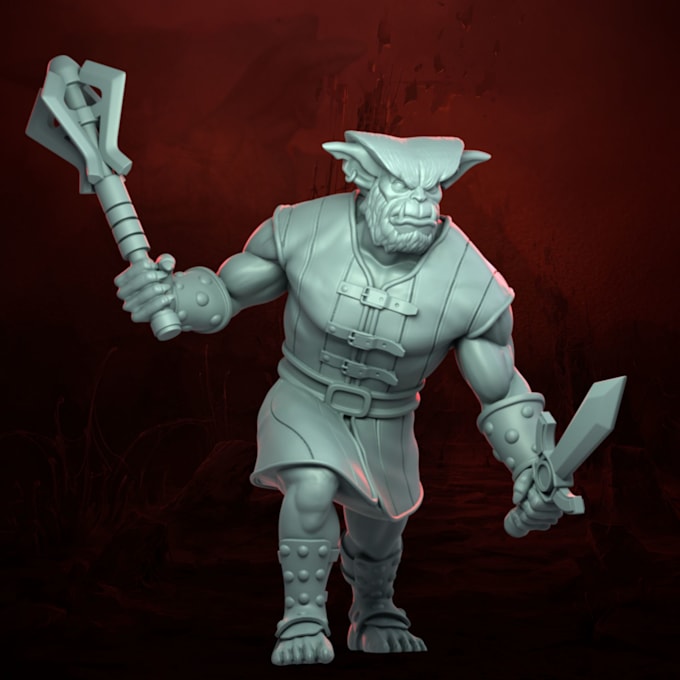 sculpt 3d printable rpg miniatures