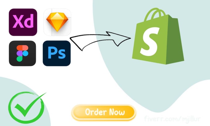Convert psd figma html to shopify liquid template by Mjillur Fiverr
