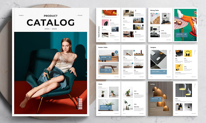 make profesional product catalog for you
