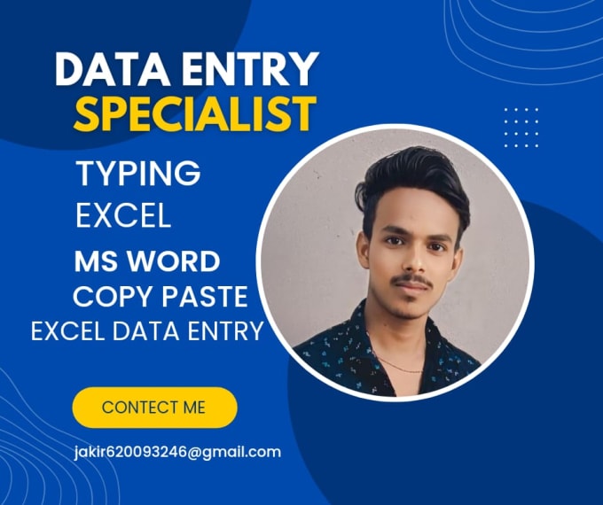 Do Data Entry Excelms Word Typing By Aarmanhassami Fiverr 1863