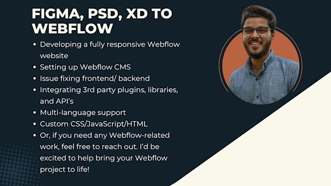 design and develop a stunning webflow website for you