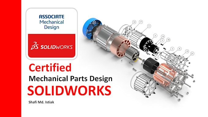 Design mechanical parts in solidworks by Istiak_sm | Fiverr