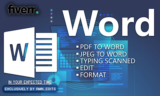 be your professional microsoft word expert