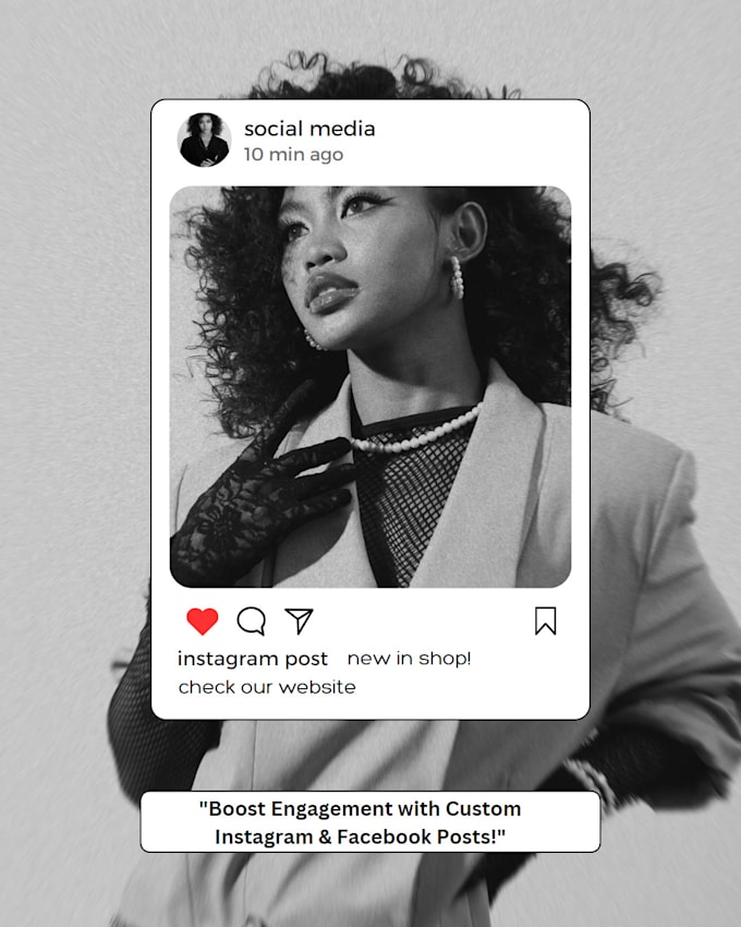 make design eye catching social media posts for instagram and facebook