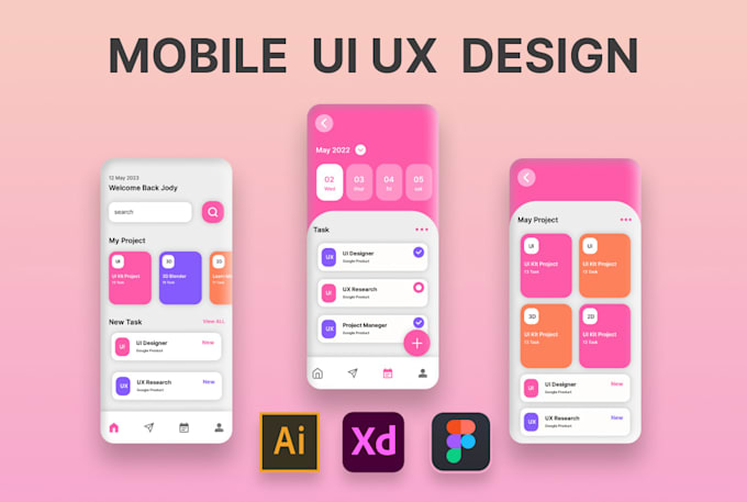 Design premium mobile app ui for ios and android by Saqlain_mushtak ...
