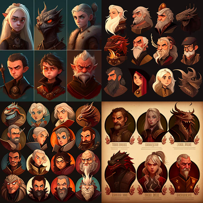 Do concept art ai digital art for the game industry by Nomstudios | Fiverr